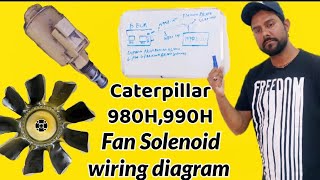 Cat wheel loader 980h 990h fan solenoid wiring diagram How to Making [upl. by Ahtiuqal360]