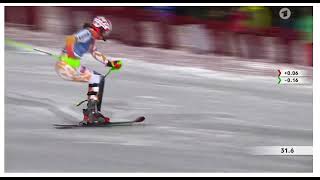 Petra Vlhova Ski Alpin Flachau Nachtslalom der Damen Lauf 1 [upl. by Cl]