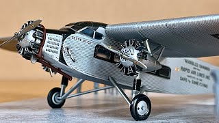 Ford TriMotor Wamblee Ohanko Swlft Eagle  REVELL 177 [upl. by Ydneh588]