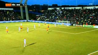 Faroe Islands vs Sweden 12 VMKval [upl. by Grosz889]