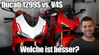 Ducati Panigale 1299S vs V4S  Welche ist besser [upl. by Madella906]