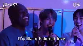 Polaroid love  karaoke version enhypen heeseung jungwon sunghoon polaroidlove [upl. by Stanwood]