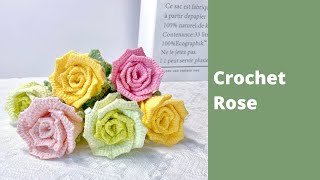 How to Crochet a Rose Bouquet 🌹 Crochet Flowers Bouquet Tutorial for Beginners [upl. by Nylhtiak]