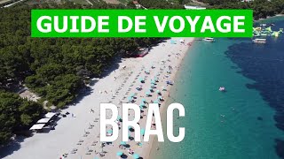 Voyage en Brac Croatie  Zlatni Rat Bol Supetar Milna  Vidéo 4k  Croatie Île de Brac que voir [upl. by Nalda242]