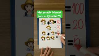 Mantık sorusu⁉️ keşfet maths lgs matematik matematika math tyt yks shorts keşfet çiftlik [upl. by Zola]