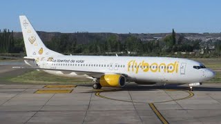 Flybondi  Boeing 737800  LVKJD  Neuquén NQN  Buenos AiresAeroparque AEP [upl. by Enatan]