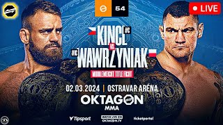 OKTAGON 54 Kincl vs Wawrzyniak  LIVE STREAM  MMA FIGHT COMPANION  Ostrava Czech Republic  DAZN [upl. by Follmer831]