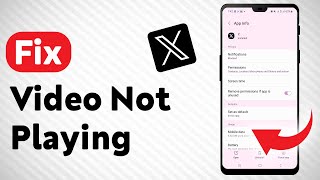 How To Fix Video Not Playing On X Twitter  Full Guide [upl. by Elnukeda]