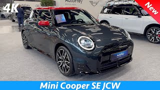 Mini Cooper SE JCW 2024 FIRST look 4K Exterior  Interior Visual Review [upl. by Tyler]