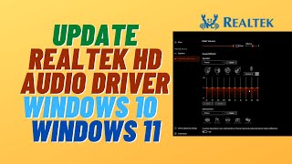 How to Download and Update Realtek HD Audio Driver on Windows 10 or Windows 11 [upl. by Claudetta]