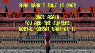 Mortal Kombat 2 Ending MILEENA Sega Genesis [upl. by Ylebmik238]