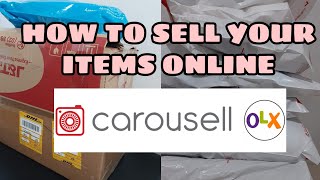 HOW TO SELL YOUR ITEMS USING CAROUSELL  TIPS amp Ways to Ship Your Items [upl. by Yeltsew78]