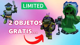 Consigue TMNT 2 Limitados gratis compañero de hombro10k stock free items Gratis robloxugc [upl. by Korb]