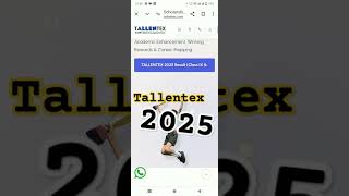 Tallentex 2025 Result allen shorts [upl. by Hieronymus32]