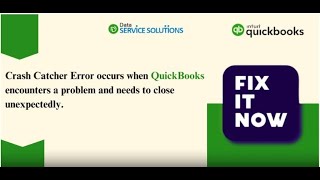 Fix QuickBooks Crash Catcher Error In Mac Explainer Video [upl. by Nohsram]