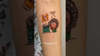 Tatuaggio per sua nonna ispirato a Nostalgia di inside out by ETHEREA TATTOO [upl. by Nidia]