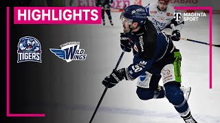 Straubing Tigers  Schwenninger Wild Wings  PENNY DEL Playoffs  MAGENTA SPORT [upl. by Hoisch]