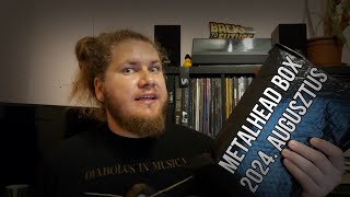 Thrashi tasi nem kér kódot  Metalhead Box 2024 augusztus unboxing videó 📦📦📦 [upl. by Eentrok]