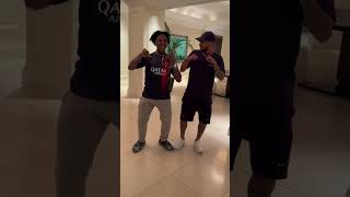 SPEED and NEYMAR Dance to Parado No Bailao 🇧🇷😂😂😂fyp neymar ishowspeed dance [upl. by Jaclyn]