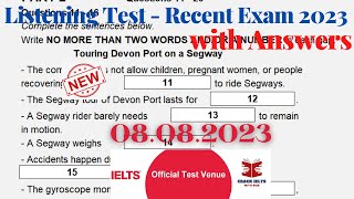 IELTS Listening Actual Test 2023 with Answers  08082023 [upl. by Tracy187]