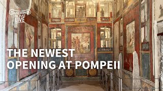 The Newest Opening at Pompeii House of the Vettii [upl. by Aratnahs]