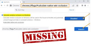 Fix Missing Calculate Window Occlusion on ChromeEdge  StepbyStep Guide [upl. by Kirwin]