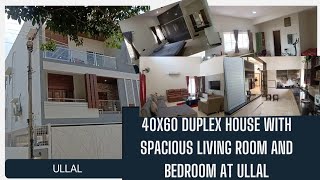 40x60 Duplex house with spacious Living and Bedroom at Ullal Bengaluru [upl. by Zacks]