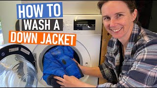 How To Wash a Down Jacket  without damaging it [upl. by Anissej]