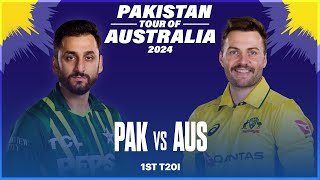 🔴 Live Pakistan Vs Australia Live – 1st T20  PAK Vs AUS  Pakistan Live Match Today  1st Innings [upl. by Ahsakal]