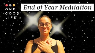 End of Year Guided Meditation  Reflecting on Your Year [upl. by Nivram]