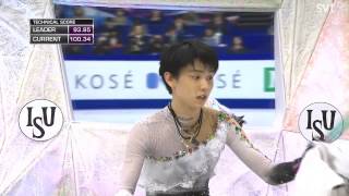 HD 羽生結弦 Yuzuru Hanyu  2014 ISU World Championships  FS [upl. by Diraj281]