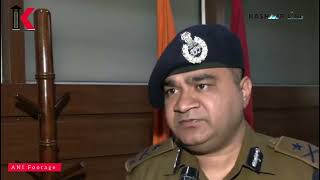 Top LeT Commander Usman Lashkari kied in Srinagar Police Chief V K Virdi [upl. by Ytomit732]