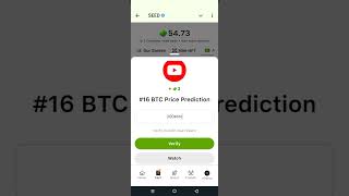 16 BTC price Predictionseed code seeds code crypto [upl. by Eidak]