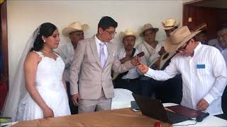 BODA TOTONACA COATZINTLA VER  Y EL JUEZ TROVANDO UNOS VERSOS CON LOS HUAPANGUEROS [upl. by Aliakam999]