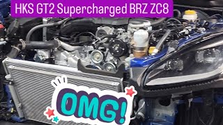 HKS Supercharger on a new BRZ ZC8 [upl. by Aziul]