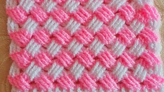 Puntos Tejidos a Crochet Muestra 15 Tutorial Paso a Paso [upl. by Micky]