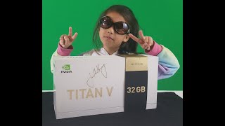 Unboxing Worlds Fastest Video Card the NVIDIA TITAN V 32GB CEO EDITION [upl. by Mickelson434]