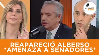 Reapareció ALBERSO llorando contra la ley bases de Milei y lo hicieron pedazos “CINICO Y CARA DURAquot [upl. by Knah446]