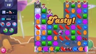 Candy Crush Saga Level 1876  Hard Level  No Boosters [upl. by Dnama790]