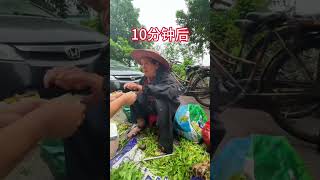 阿義假扮乞丐上市集借倆塊錢，80歲善良落奶奶熱情幫忙！【阿義走鄉村】 [upl. by Cresa46]