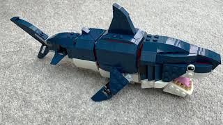 LEGO Creator Deep Sea Creatures 31088  building Megalodon [upl. by Zechariah532]