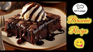 Brownie recipe  Brownie without egg  Chocolate Brownie  Recipes viral trending youtube trend [upl. by Eleynad802]