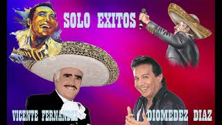 Diomedes días y Vicente Fernández Ranchenato 22 éxitos Full Audio [upl. by Buskus]