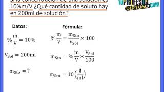 Concentración de las Soluciones Unidades Físicas mV  Lección Práctica 3 [upl. by Wahlstrom]