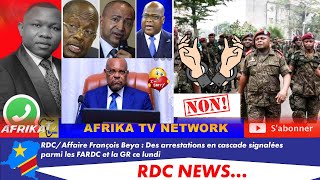 200222 AFFAIRE FRANÇOIS BEYA DES ARRESTATIONS EN CASCADE SIGNALÉES PARMIS FARDC ET GR [upl. by Adyam]