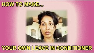 How To Make Your Own Leave in Conditioner  Rosemary Treatment [upl. by Dash]