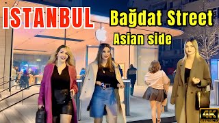 🇹🇷 Turkey Istanbul Bağdat Street Bağdat Caddesi The Most Famous Street in Asian Side 4K [upl. by Erida]