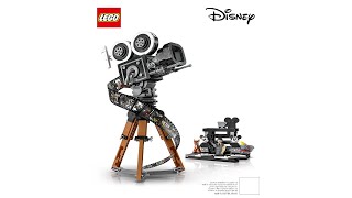 LEGO instructions  Disney  43230  Walt Disney Tribute Camera [upl. by Market198]