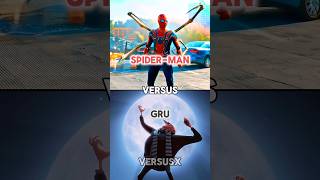 SpiderMan VS Gru shorts [upl. by Machos]