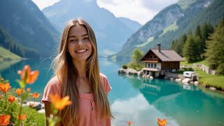 Scenic Swiss Road Trip Andermatt  Stunning Alpine Views  Switzerland 4K🇨🇭 [upl. by Dinnie]